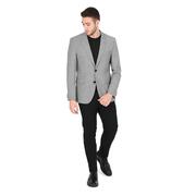 Modern Tailoring Hugo Boss Grey Wool Blend Jacket