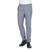 Skyline Comfort Hugo Boss Men'S Light Blue Wool Blend Trousers (48 Eu)