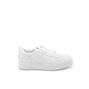 Pure Purity Hugo Boss Men'S White Calfskin Rubber Sole Sneakers