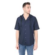 L Navy Cotton Shirt Hugo Boss