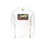 Xl Elegance Cavalli Class Men'S White Cotton Sweater - Xl