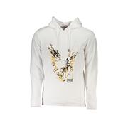 Pure White Cotton Sweater - Cavalli Class (L)