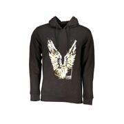 Stylish Xl Black Cotton Sweater - Cavalli Class