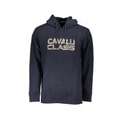Azure Allure Cavalli Class Men'S Blue Cotton Sweater - 2Xl