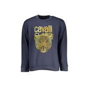 Soft Blue Cotton Sweater - Cavalli Class, L