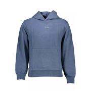 L Blue Cotton Sweater Calvin Klein Men'S