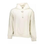 Crisp White Classic Calvin Klein Men'S Cotton Sweater - M