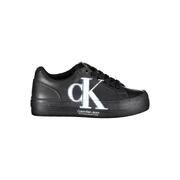 Ck Women'S Black Polyester Sneaker - 38 Eu