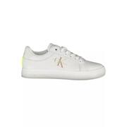 Stylish Ck Women'S White Polyester Sneaker - 39 Eu