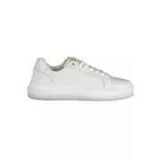 Stylish Calvin Klein White Poly Sneaker - Size 40 Eu