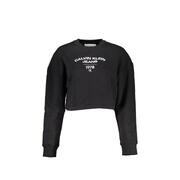 L Black Cotton Sweater By Calvin Klein Women'S