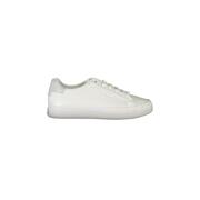 Ck Women'S White Polyester Sneaker - 38 Eu