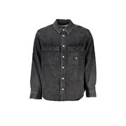 Stylish Calvin Klein Black Cotton Shirt - L