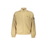 Sandstone Sophistication Calvin Klein Men'S Beige Polyamide Jacket - M