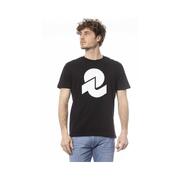 Sleek Black Cotton Tee Shirt - Invicta Men'S