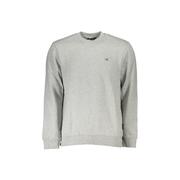 Urban Edge Gray Cotton Sweater For Men