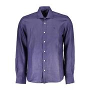 North Sails Blue Linen Shirt - M