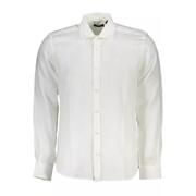 North Sails White Linen Shirt - L