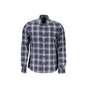 North Sails Blue Cotton Shirt - Xl