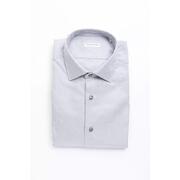 L Beige Robert Friedman Men'S Cotton Shirt