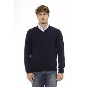 Sergio Tacchini Men'S Navy Wool Sweater - Xl