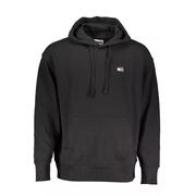 M Black Cotton Sweater Tommy Hilfiger Men