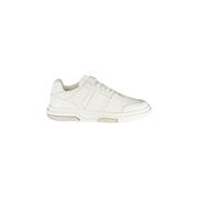 Tommy Hilfiger White Polyester Sneaker Clean & Crisp