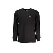 Tommy Hilfiger Black Cotton Tee Shirt - Xl Timeless Black Tee Shirt