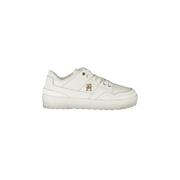 White Polyester Sneaker Tommy Hilfiger'S Signature