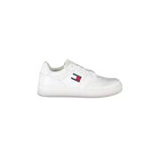 Fresh White Appeal Tommy Hilfiger'S White Polyester Sneaker - 40 Eu