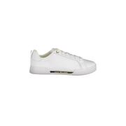 Tommy Hilfiger White Polyester Sneakers - Women'S 36 Eu