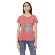 S Pink Cotton Charm Trussardi Action Tee Shirt