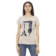 Subtle Beauty Trussardi Action Beige Cotton Tee - Size S