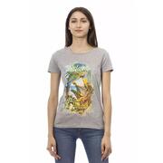 Xl Gray Cotton Comfort Trussardi Action Women'S Tee Shirt