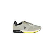 Us Polo Assn Slate Polyester Sneaker (Size 44)