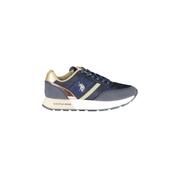 Uspa Women'S Blue Poly Sneaker - 38 Eu