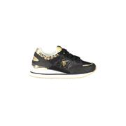 Us Polo Assn Black Poly Sneaker - 39 Eu