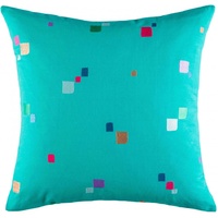 Kobi Teal Square Cushion by Kas