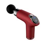 12-Speed Vibrating Mini Muscle Massager / Massage Gun - Red