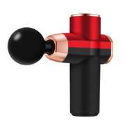 Compact 12V Muscle Relax Massage Gun - Mini Size - Black Red