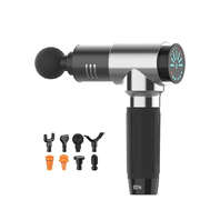 7-Speed Fascia Massage Gun with Vibration - Silver