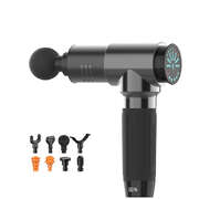 7-Speed Percussion Massage Gun - Gray Fitness Recovery