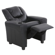 Oliver Kids Recliner Chair - Black