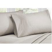 Queen Size 1000TC Cotton Rich Sheet Set (Silver Color)