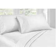 Queen Size 1000TC Cotton Rich Sheet Set (White Color)