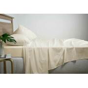 Queen Size 2500TC Cotton Rich Sheet Set (Linen Color)