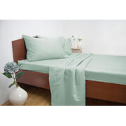 Queen Size 1500TC Cotton Rich Sheet Set (Mint Color)