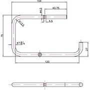 Chrome Toilet Paper Holder