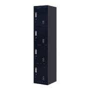 Quad-Compartment Vertical Locker Efficient Storage Solution