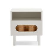 Versatile bedside table in White